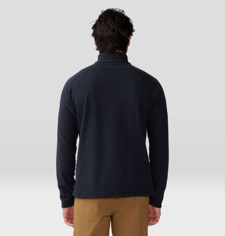 Men's Summit Grid 1/2 Zip, Color: Black, image 2
