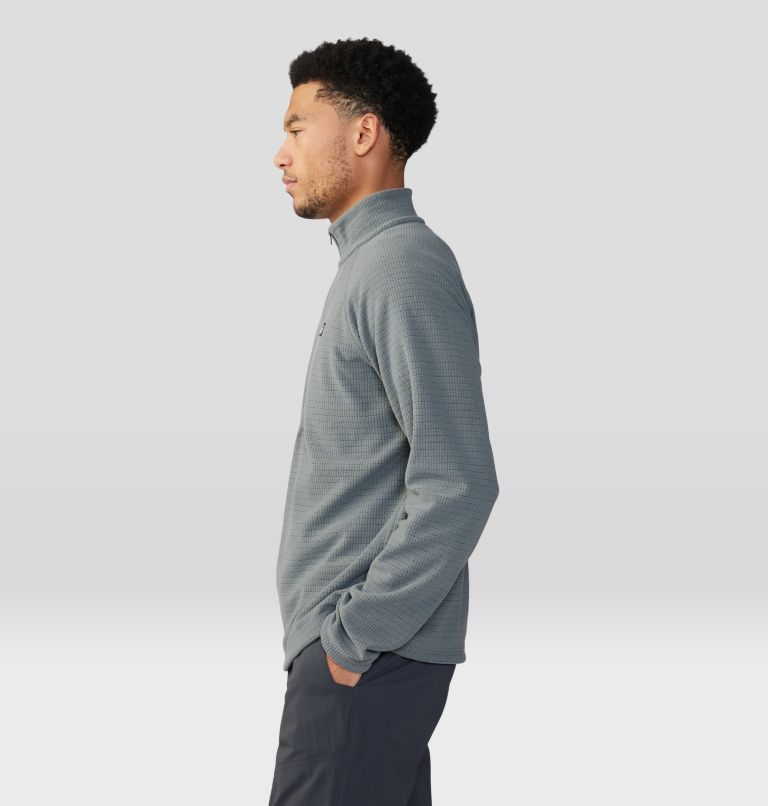 Men's Summit Grid 1/2 Zip, Color: Foil Grey, image 3