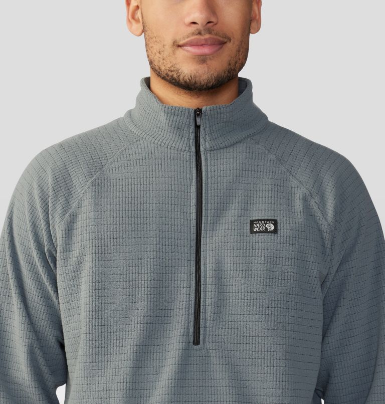 Men's Summit Grid 1/2 Zip, Color: Foil Grey, image 4