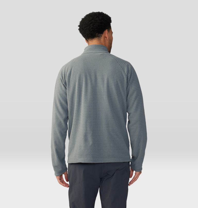 Men's Summit Grid 1/2 Zip, Color: Foil Grey, image 2
