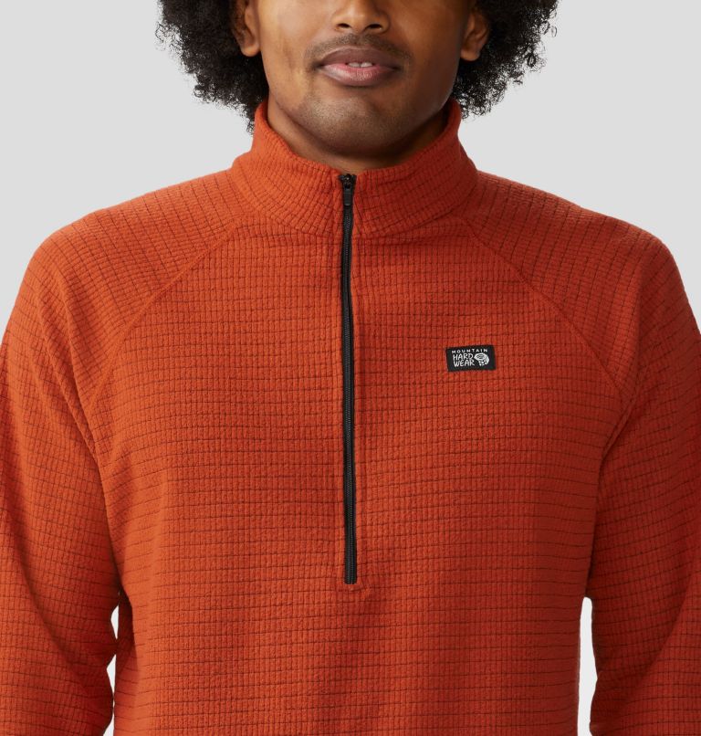 Chandail à demi-fermeture éclair Summit Grid Homme | 838 | M, Color: Dark Copper, image 4