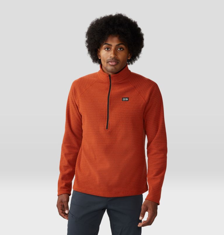 Chandail à demi-fermeture éclair Summit Grid Homme | 838 | M, Color: Dark Copper, image 5