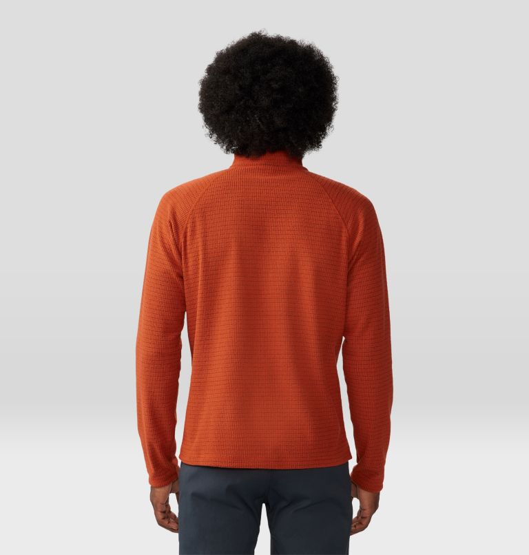Chandail à demi-fermeture éclair Summit Grid Homme | 838 | M, Color: Dark Copper, image 2