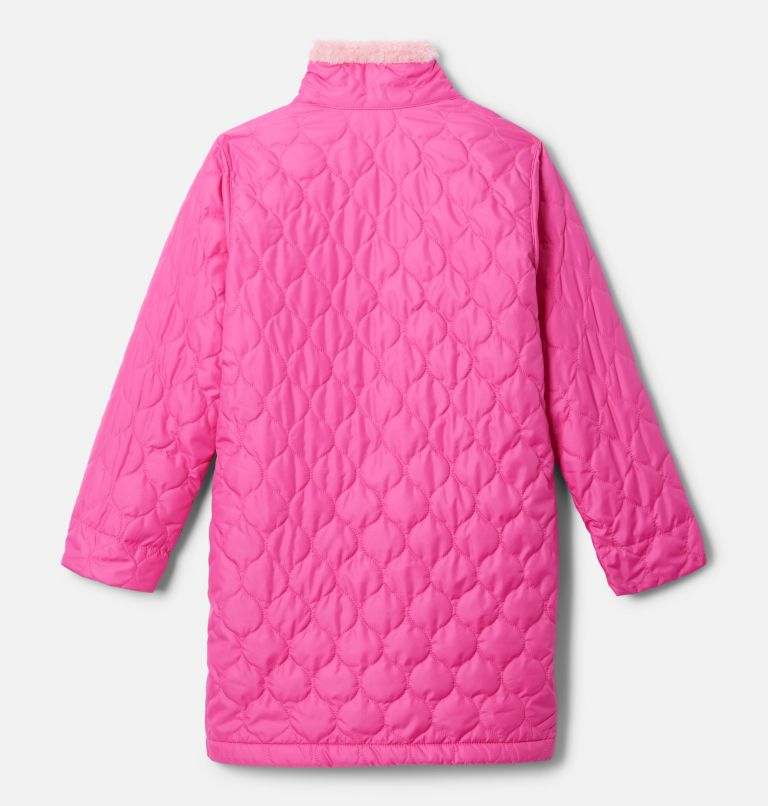 Thumbnail: Girls' Bella Plush Novelty Jacket, Color: Pink Ice, image 2