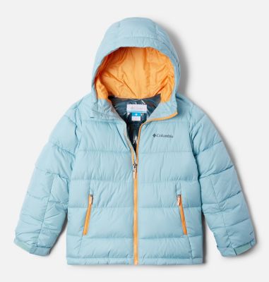 New 2T BOYS HOODED BUBBLE JACKET CLEAR OCEAN OMBRE Coat Puffer