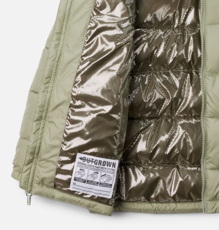 Youth Pike Lake II Hooded Puffer Jacket, Color: Safari, image 3