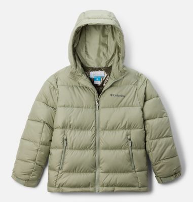 Youth Pike Lake II Hooded Puffer Jacket, Color: Safari, image 15