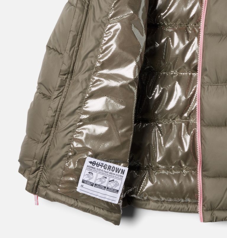 Thumbnail: Youth Pike Lake II Hooded Insulated Puffer Jacket, Color: Stone Green, image 3