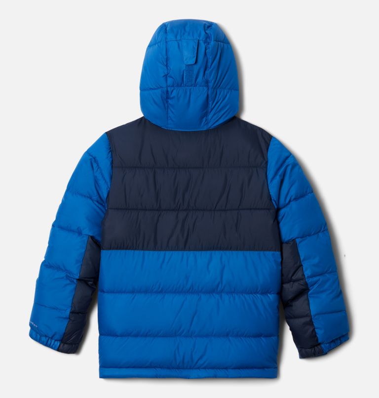Thumbnail: Youth Pike Lake II Hooded Insulated Puffer Jacket, Color: Bright Indigo, Collegiate Navy, image 2
