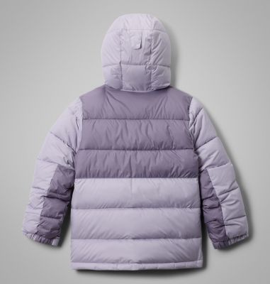 Youth Pike Lake II Hooded Puffer Jacket, Color: Lavender Pearl, Shale Purple, image 4