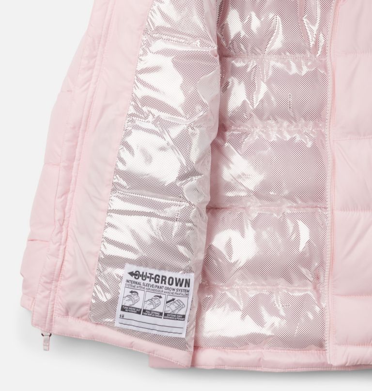 Youth Pike Lake II Hooded Puffer Jacket, Color: Satin Pink, image 3