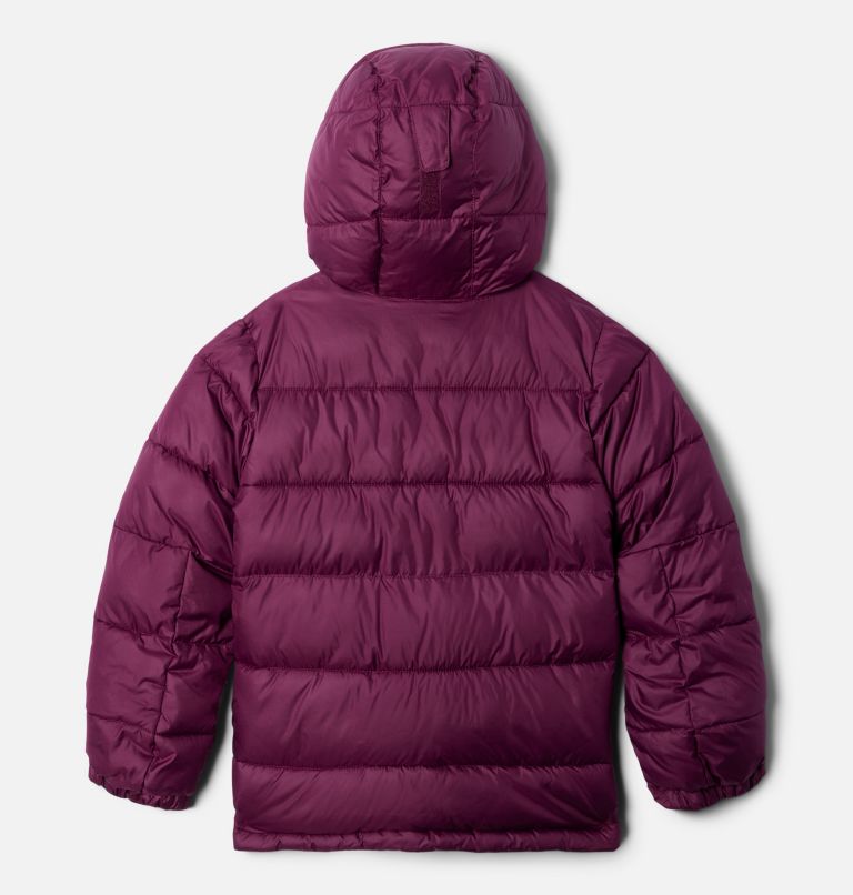 Youth Pike Lake II Hooded Insulated Puffer Jacket, Color: Marionberry, image 2