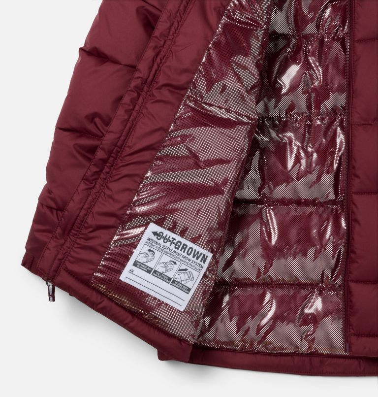 Kids' Pike Lake II Hooded Jacket, Color: Rich Wine, image 3