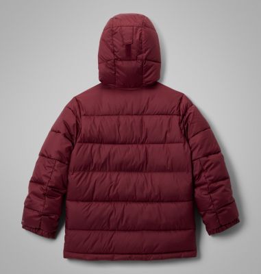 Youth Pike Lake II Hooded Puffer Jacket, Color: Rich Wine, image 6