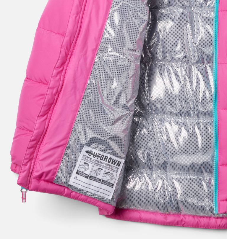 Thumbnail: Youth Pike Lake II Hooded Insulated Puffer Jacket, Color: Pink Ice, image 3