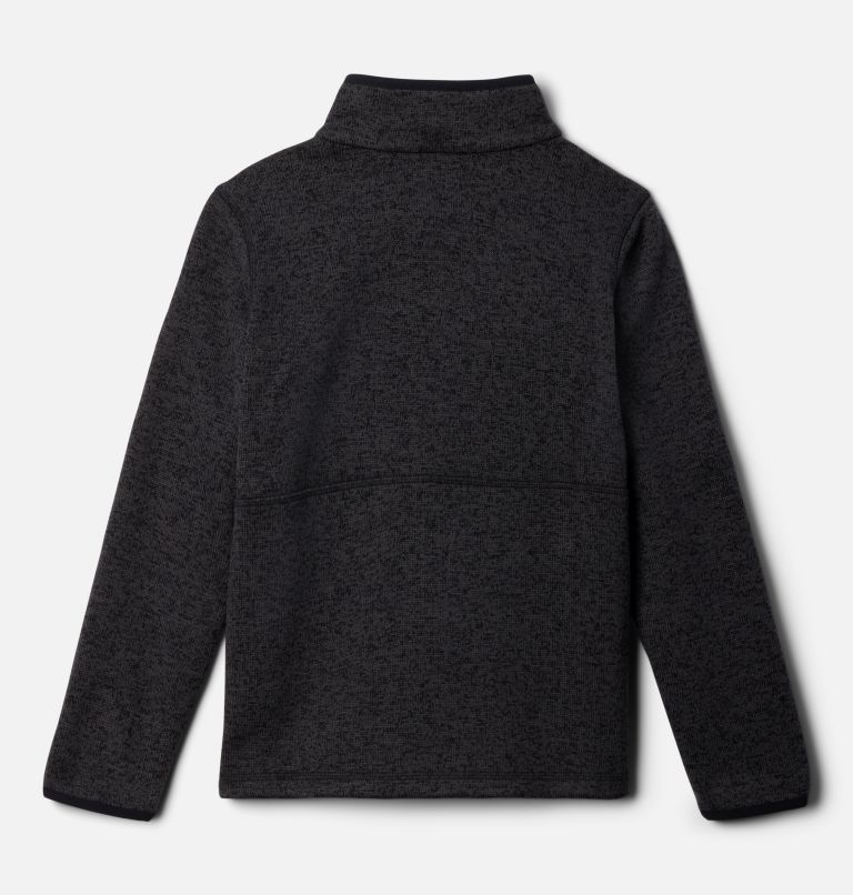 Kids' Sweater Weather Full Zip Jacket, Color: Black, image 2