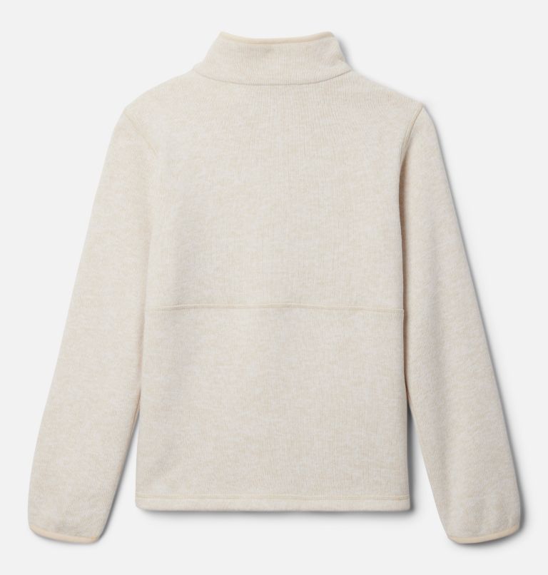 Kids' Sweater Weather Full Zip Jacket, Color: Chalk Heather, image 2