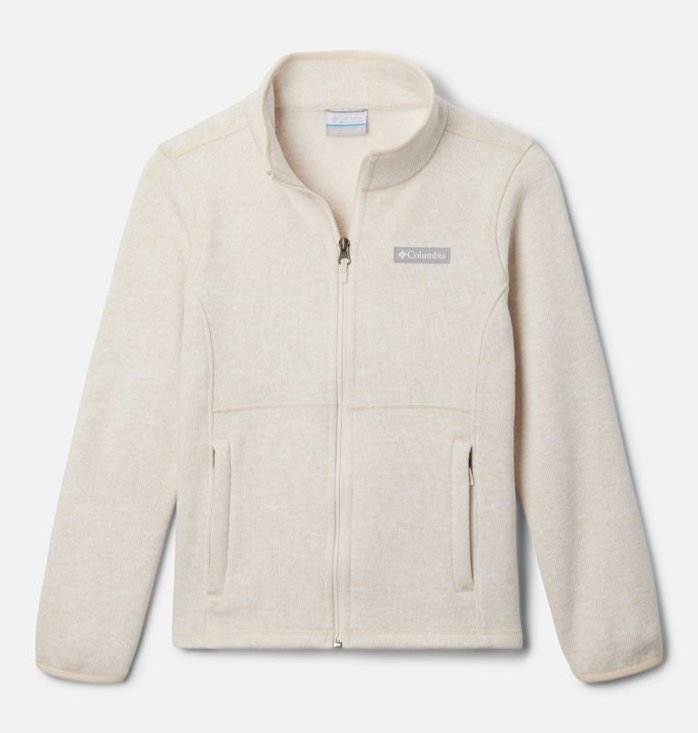 Kids' Sweater Weather Full Zip Jacket, Color: Chalk Heather, image 1