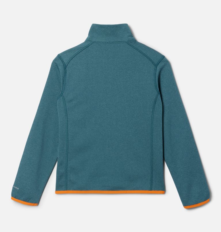 Boys' Triple Canyon Full Zip Jacket, Color: Night Wave, Metal, image 2
