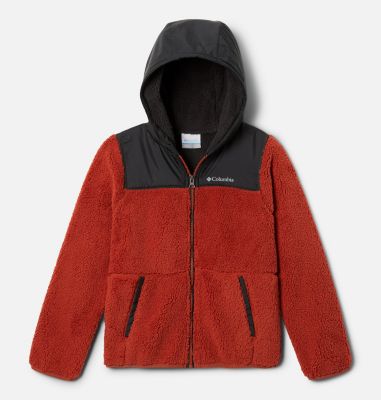 Chaqueta para niña con cremallera completa y forro polar sherpa ultra suave