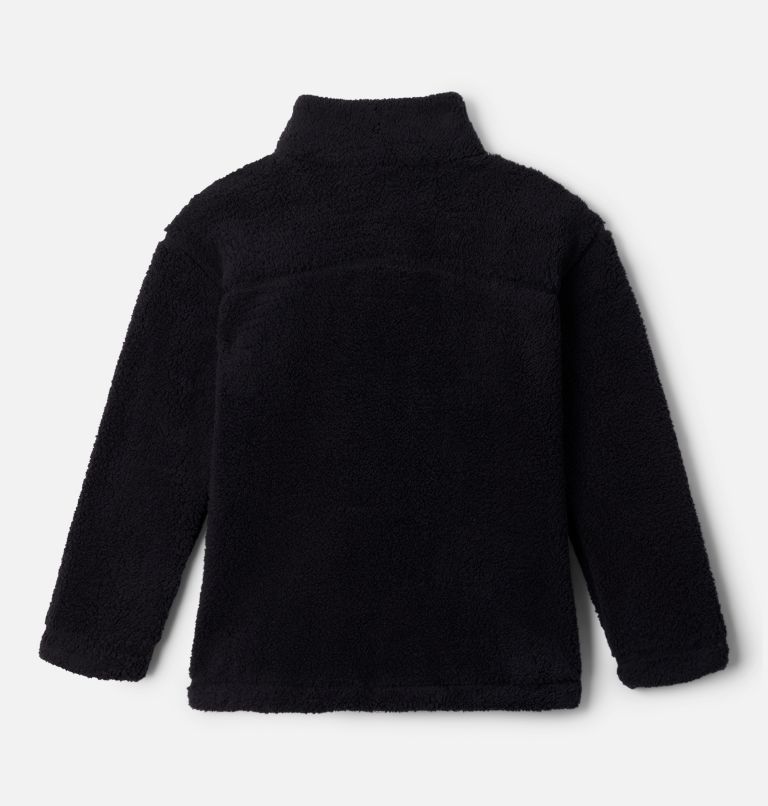 Girls' West Bend Full Zip Fleece Jacket, Color: Black, image 2