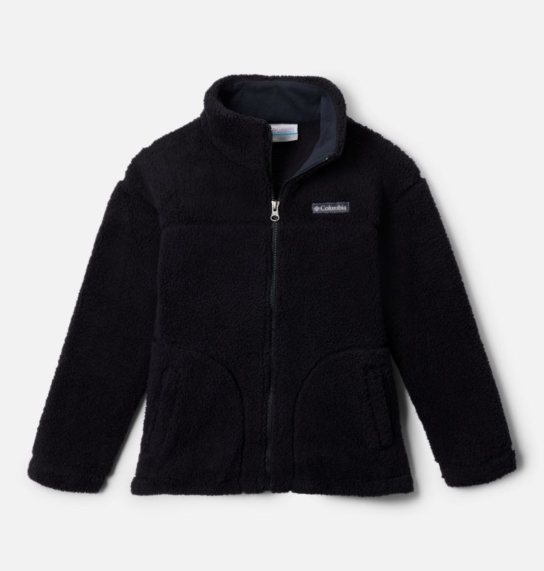 Black fuzzy 2025 columbia jacket