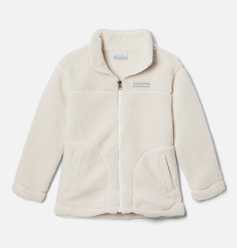 Columbia white fuzzy jacket on sale