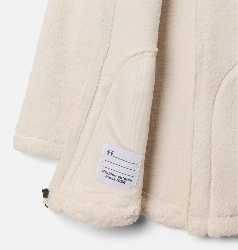 Girls' West Bend Full Zip Fleece Jacket, Color: Chalk, image 3