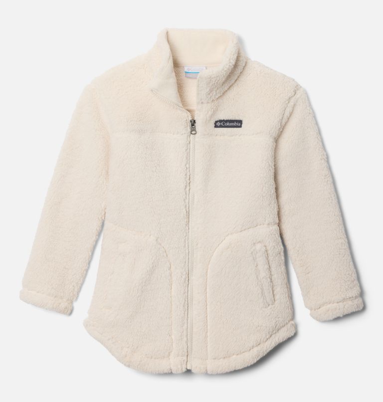 Girls' West Bend Full Zip Fleece Jacket, Color: Chalk, image 1