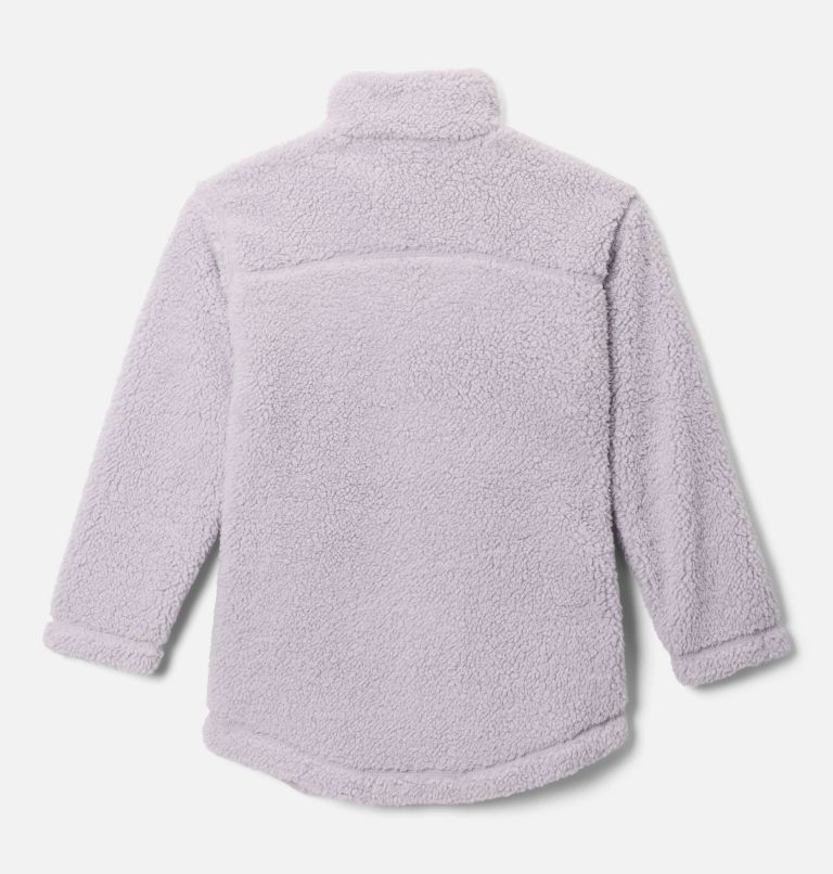 Girls' West Bend Full Zip Fleece Jacket, Color: Lavender Pearl, image 2