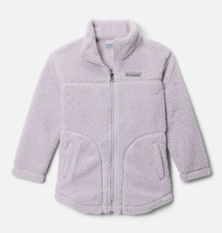 Girls' West Bend Full Zip Fleece Jacket, Color: Lavender Pearl, image 1