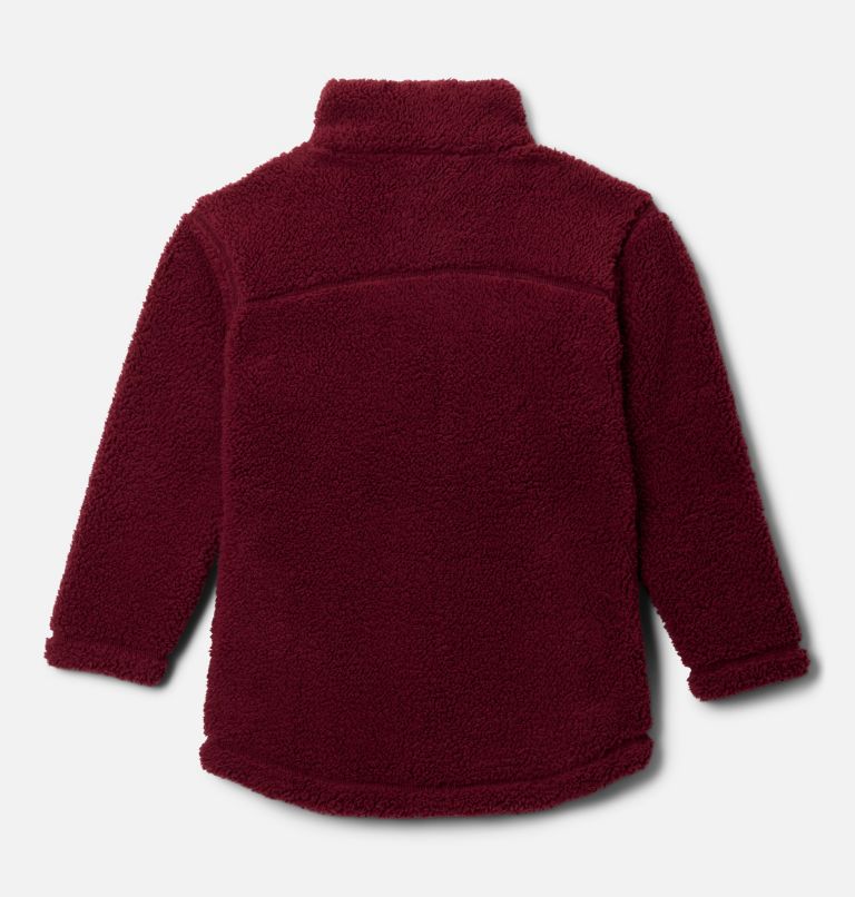 Girls' West Bend Full Zip Fleece Jacket, Color: Rich Wine, image 2