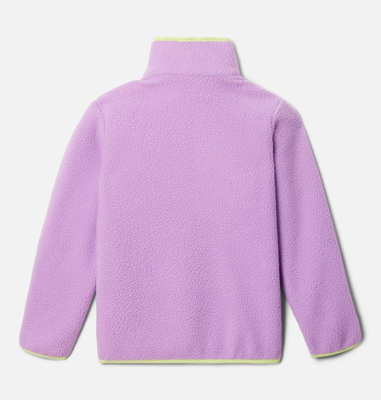 Kids' Helvetia Half Snap Fleece Pullover, Color: Gumdrop, Nocturnal, image 2