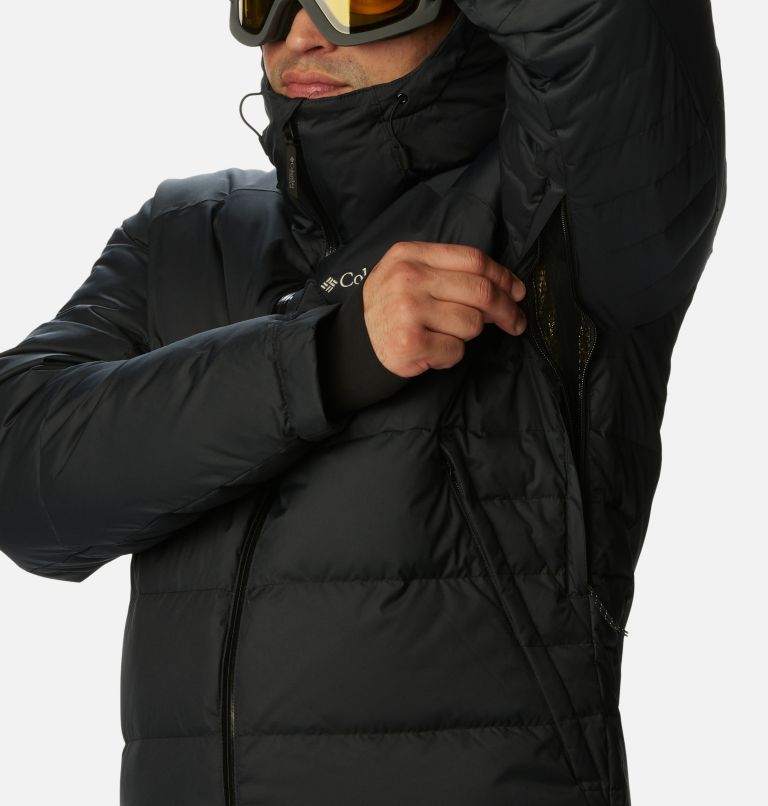 Thumbnail: Veste de Ski Imperméable en Duvet Roaring Fork Homme, Color: Black, image 8