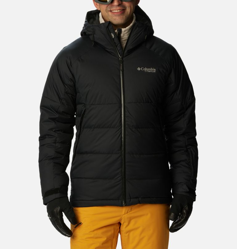 Veste de Ski Imperméable en Duvet Roaring Fork Homme, Color: Black, image 1