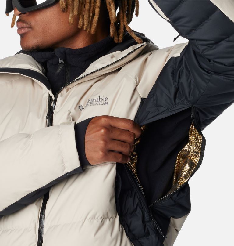 Veste ski molletonnée duvet plume déperlante zippée Homme WATTS à