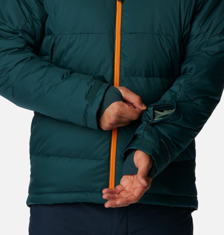 Men's Roaring Fork Waterproof Down Ski Jacket, Color: Night Wave, Metal, image 9