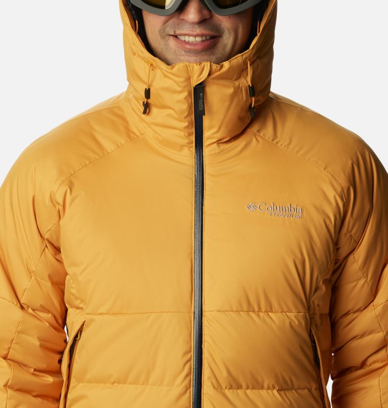 Columbia Men's Roaring Fork Down Jacket - XXL - Yellow