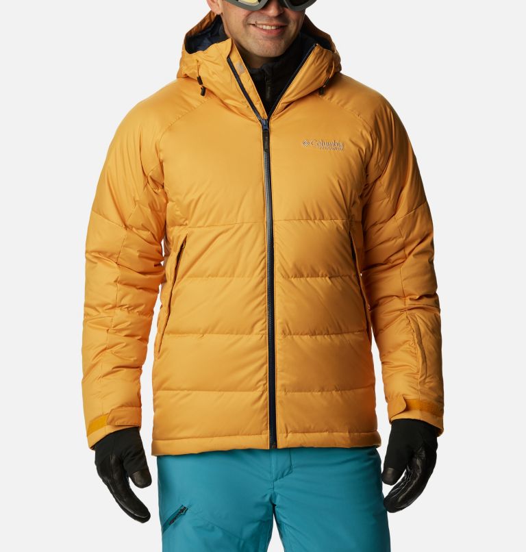 Men's Reflective Puffer Jacket with Detachable Hood