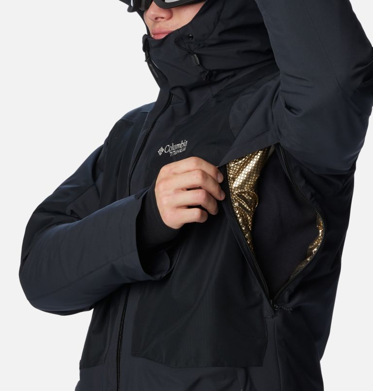 Thumbnail: Men's Highland Summit Jacket, Color: Black, image 9