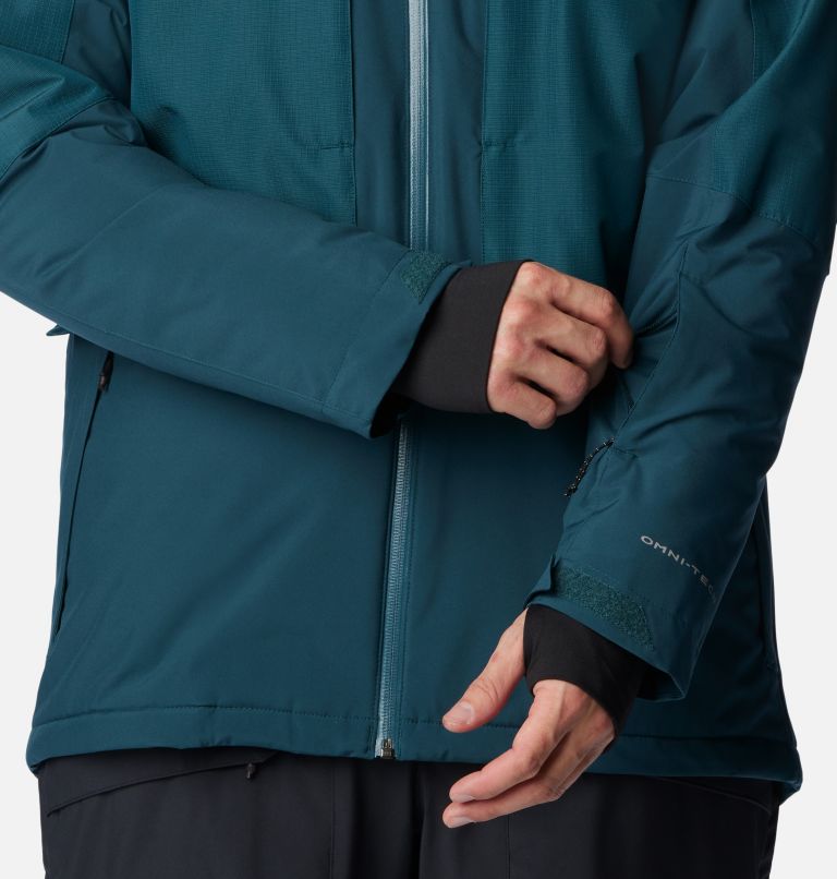 Men's Highland Summit Jacket, Color: Night Wave, Black, image 10