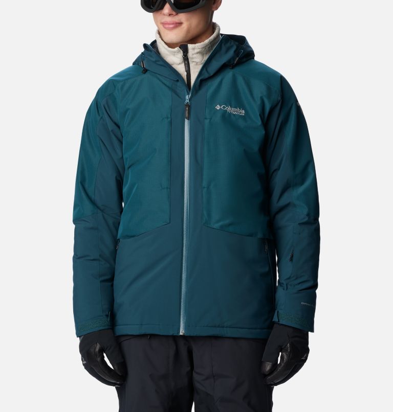 Thumbnail: Men's Highland Summit Waterproof Ski Jacket, Color: Night Wave, Black, image 1