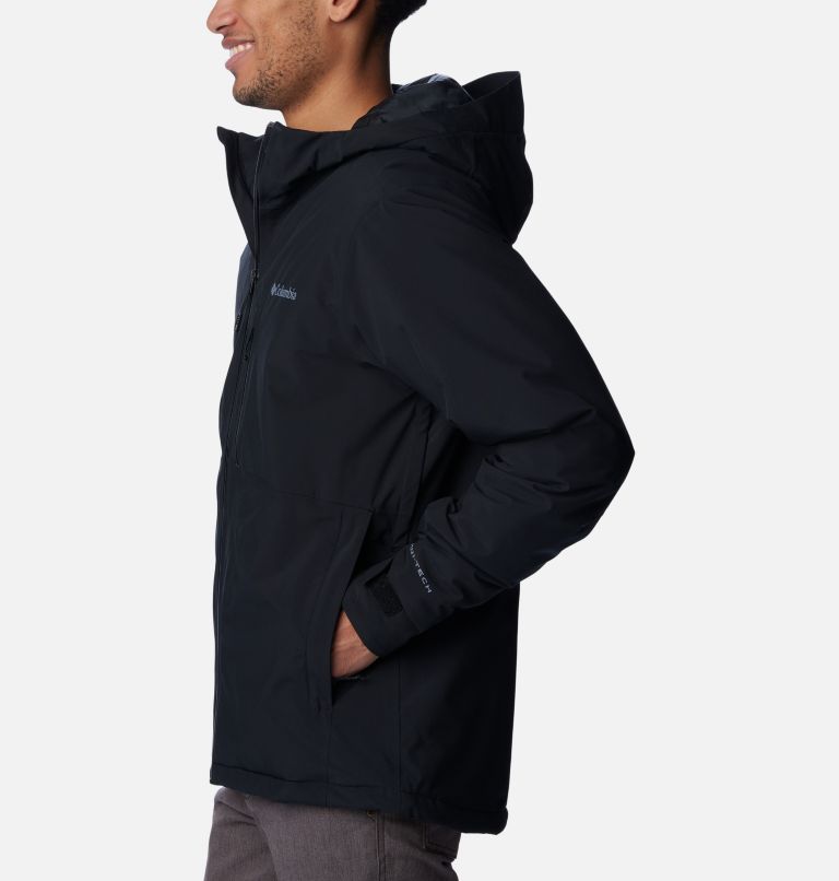 Men's Explorer's Edge Waterproof Insulated Jacket, Color: Black, image 3
