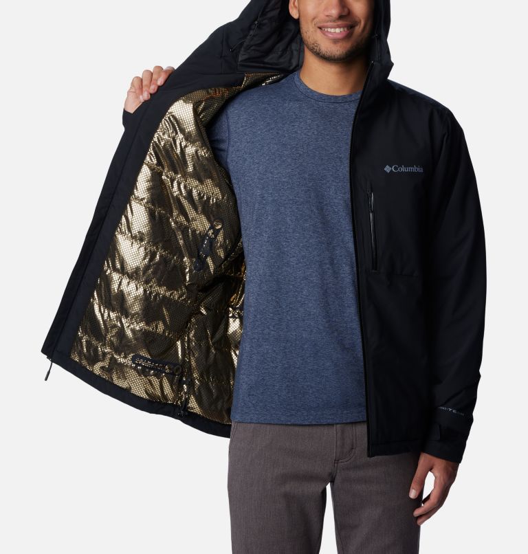 Men's Explorer's Edge Waterproof Insulated Jacket, Color: Black, image 5