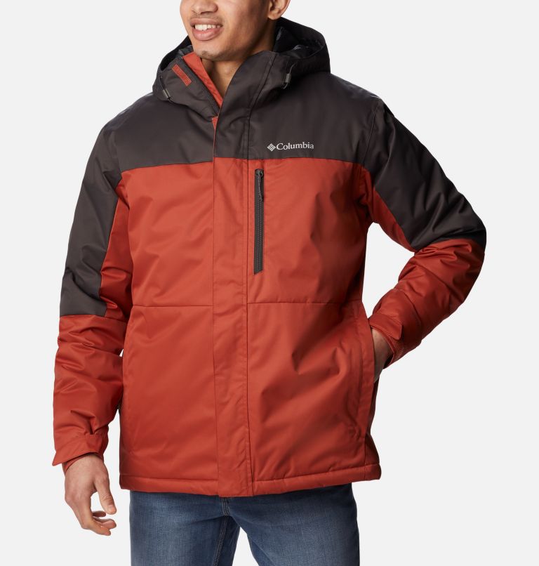 Red on sale insulated jacket