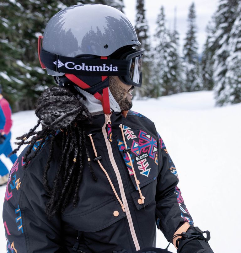 Thumbnail: Men's Wintertrainer Waterproof Snow Suit, Color: Black, Black Woven Nature, image 10
