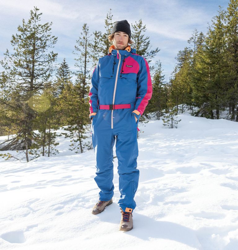 Thumbnail: Men's Wintertrainer Snowsuit, Color: Bright Indigo, Fuchsia Fizz, image 10