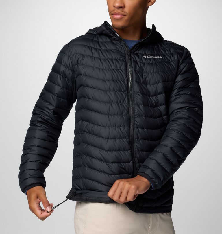 Men's Westridge Down Hooded Jacket, Color: Black, image 7