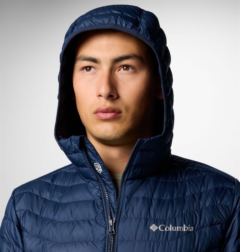 Men's Westridge Down Hooded Jacket, Color: Collegiate Navy, image 5