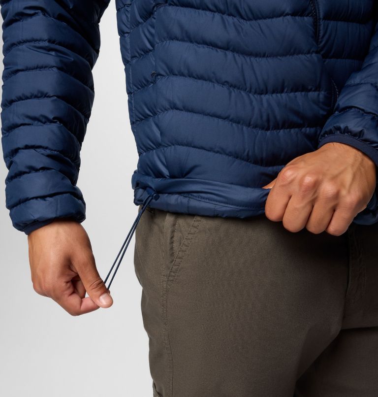 Men's Westridge Down Hooded Jacket, Color: Collegiate Navy, image 6